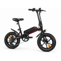 Kron Elektrone Minivolt 16 Jant Elektrikli Bisiklet - Gaz Kollu - Shimano 7 Vites - Siyah