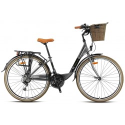 Kron Tetra 3.0 Şehir Bisikleti 26" Siyah-Gri