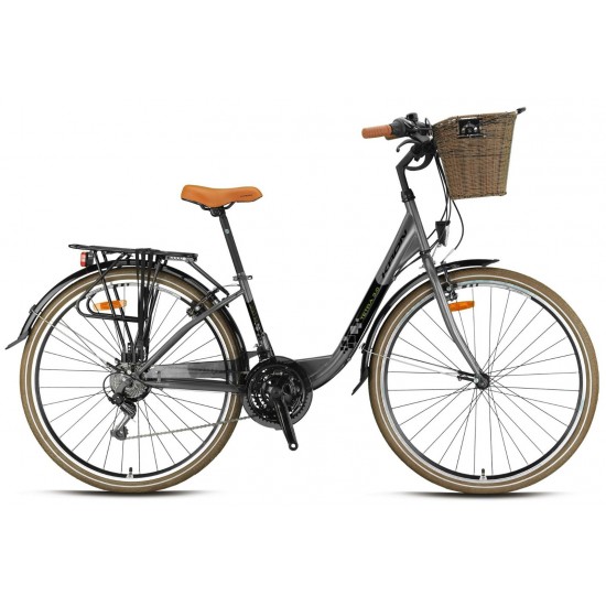 Kron Tetra 3.0 Şehir Bisikleti 26" Siyah-Gri