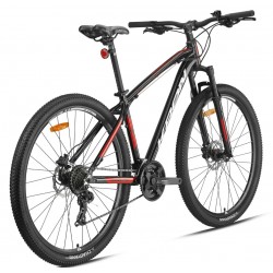 Kron XC 100 2025 27,5 Hidrolik Disk Fren MTB Bisiklet Siyah-Gri / Kırmızı