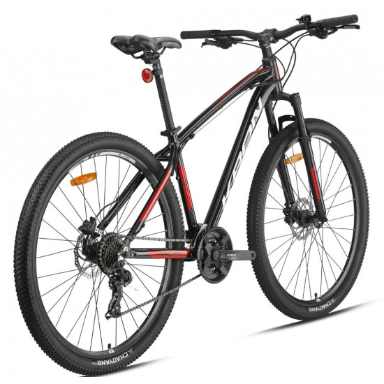 Kron XC 100 2025 27,5 Hidrolik Disk Fren MTB Bisiklet Siyah-Gri / Kırmızı Kron XC 100 2025 27,5 Hidrolik Disk Fren MTB Bisiklet Siyah-Gri / Kırmızı