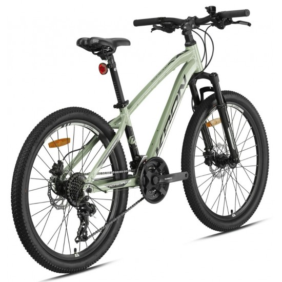 Kron XC 100 2025 27,5 Hidrolik Disk Fren MTB Bisiklet Parlak Bej - Siyah Kron XC 100 2025 27,5 Hidrolik Disk Fren MTB Bisiklet Parlak Bej - Siyah