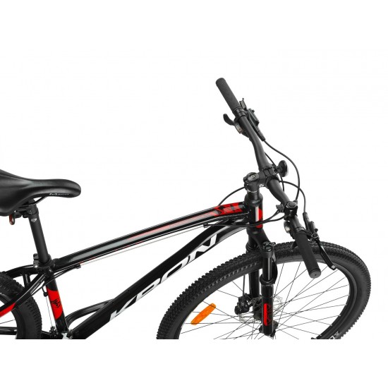 Kron XC 100 2025 27,5 Hidrolik Disk Fren MTB Bisiklet Siyah-Gri / Kırmızı Kron XC 100 2025 27,5 Hidrolik Disk Fren MTB Bisiklet Siyah-Gri / Kırmızı
