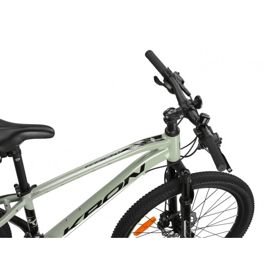 Kron XC 100 2025 27,5 Hidrolik Disk Fren MTB Bisiklet Parlak Bej - Siyah Kron XC 100 2025 27,5 Hidrolik Disk Fren MTB Bisiklet Parlak Bej - Siyah