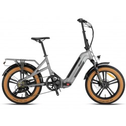 Kron Loop Coaster 2026 Elektrikli Bisiklet | Samsung Batarya & Hidrolik Fren Gri