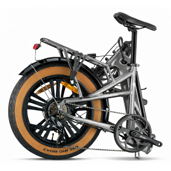 Kron Loop Coaster 2026 Elektrikli Bisiklet | Samsung Batarya & Hidrolik Fren Gri