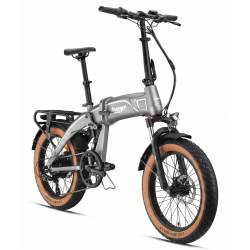2026 Kron Loop Armour Hidrolik Fren | Gaz Kolu | 350W Elektrikli Bisiklet Gri