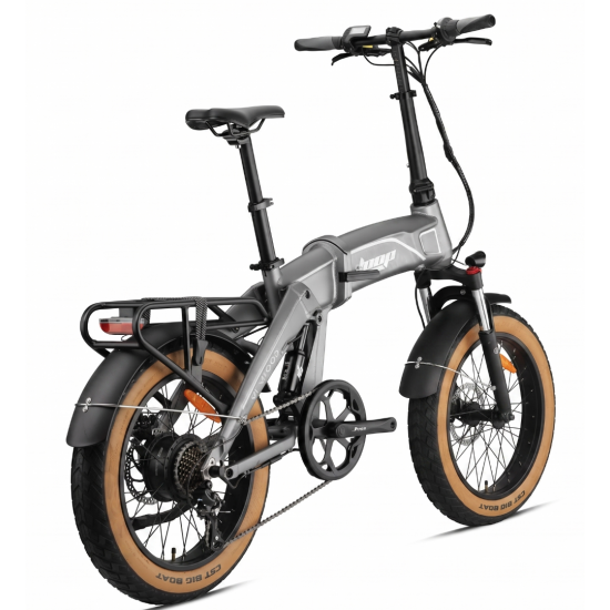2026 Kron Loop Armour Hidrolik Fren | Gaz Kolu | 350W Elektrikli Bisiklet Gri