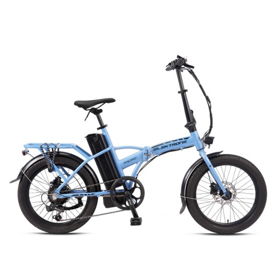 Kron Elektrone Pacific Gaz Kollu ve Hidrolik Frenli Elektrikli Katlanır Bisiklet (2026 Üretim)