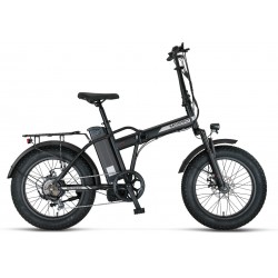 Mosso Valthera Elektrikli Katlanır Bisiklet Siyah