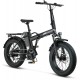 Mosso Valthera Elektrikli Katlanır Bisiklet Siyah