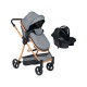 Mamma Force Çift Yönlü Travel Sistem Bebek Arabası Gri Mamma Force Çift Yönlü Travel Sistem Bebek Arabası Gri