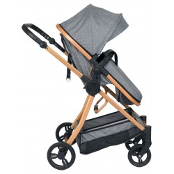 Mamma Force Çift Yönlü Travel Sistem Bebek Arabası Gri