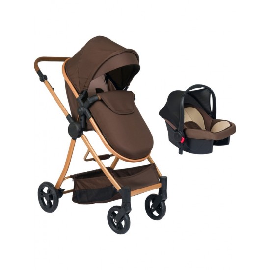 Mamma Force Çift Yönlü Travel Sistem Bebek Arabası Kahve Mamma Force Çift Yönlü Travel Sistem Bebek Arabası Kahve