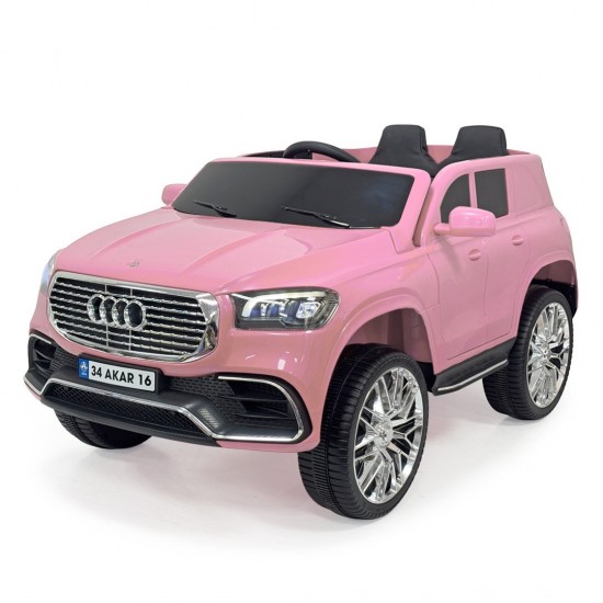 Audi 12V Kumandalı Akülü Jeep | Pembe