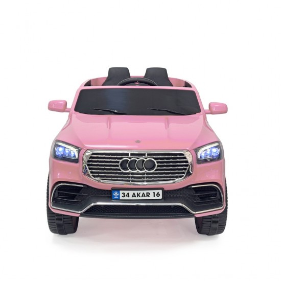 Audi 12V Kumandalı Akülü Jeep | Pembe