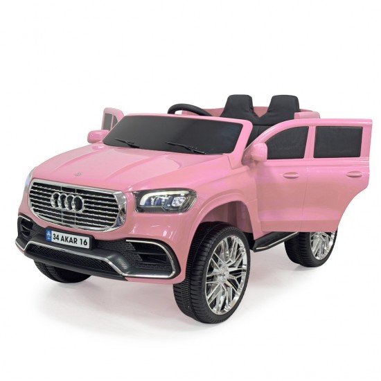 Audi 12V Kumandalı Akülü Jeep | Pembe