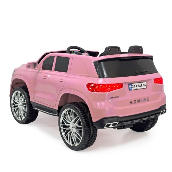 Audi 12V Kumandalı Akülü Jeep | Pembe