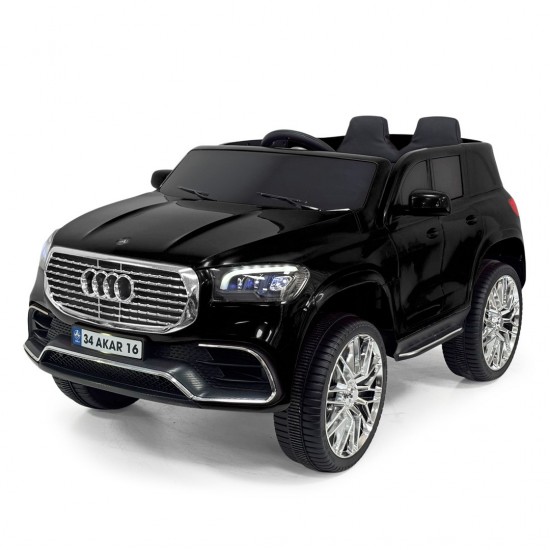 Audi 12V Kumandalı Akülü Jeep | Siyah