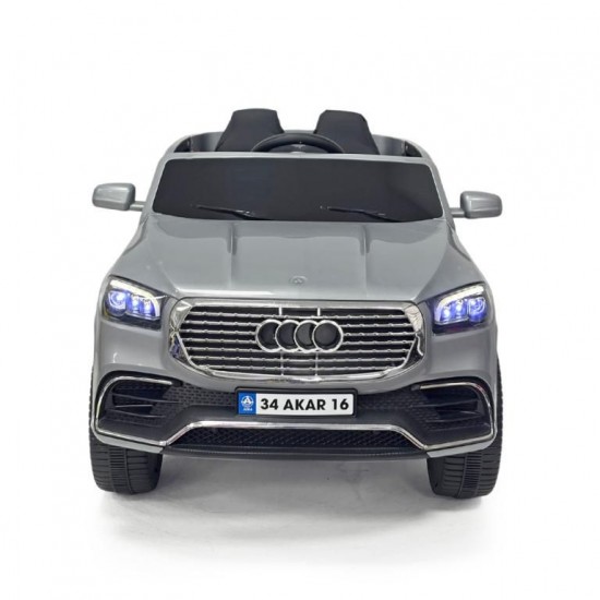 Audi 12V Kumandalı Akülü Jeep | Gri
