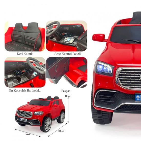 Akar Admire GT 12V Kumandalı Akülü Araba Kırmızı