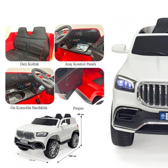 Akar Bold GT 12V Kumandalı Akülü Araba Beyaz