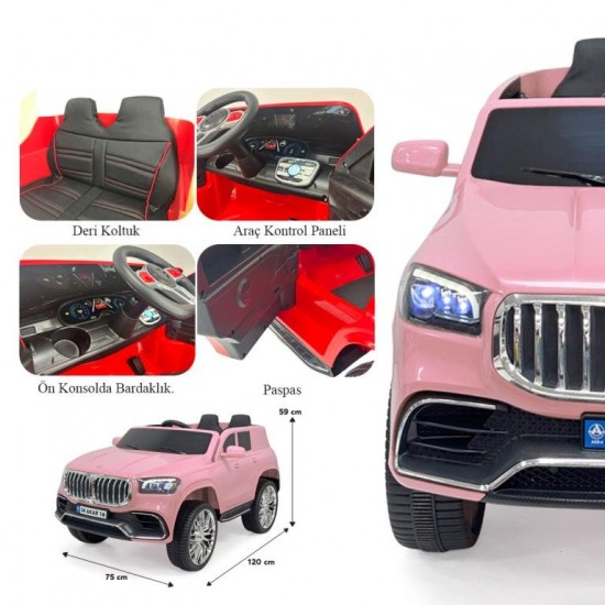 Akar Bold GT 12V Kumandalı Akülü Araba Pembe