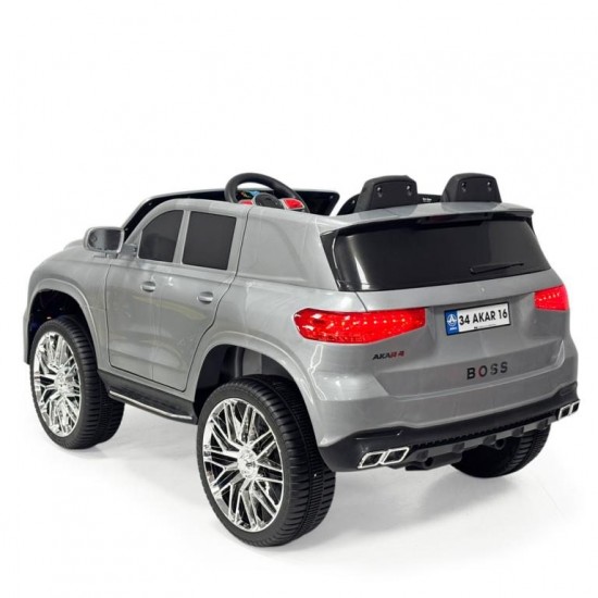 Akar Boss GT 12V Kumandalı Akülü Araba Gri