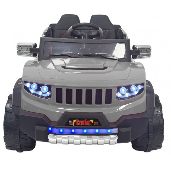 İznik 4x2 Kumandalı 50 KG Kapasiteli Akülü Jeep | Gri