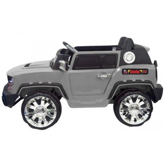 İznik 4x2 Kumandalı 50 KG Kapasiteli Akülü Jeep | Gri