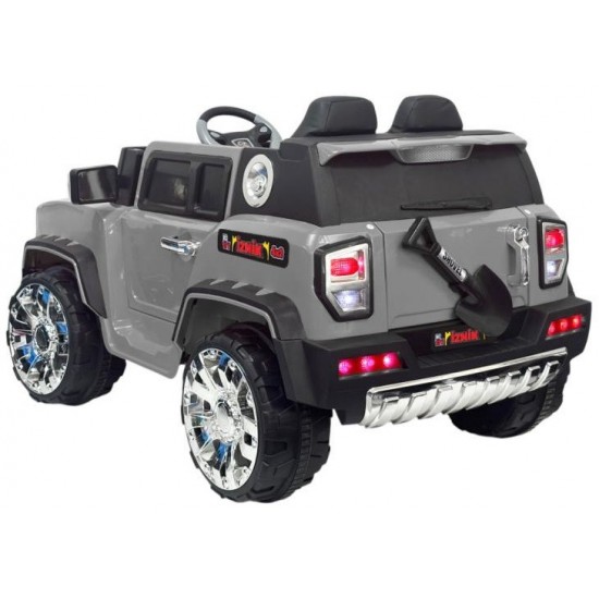 İznik 4x2 Kumandalı 50 KG Kapasiteli Akülü Jeep | Gri