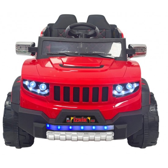 İznik 4x2 Kumandalı 50 KG Kapasiteli Akülü Jeep | Kırmızı