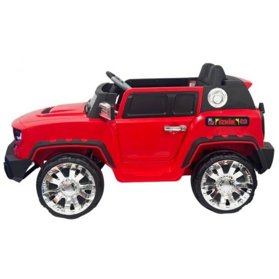 İznik 4x2 Kumandalı 50 KG Kapasiteli Akülü Jeep | Kırmızı