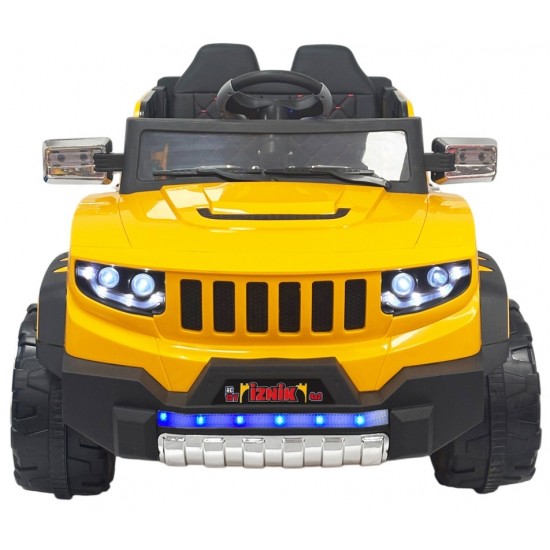 İznik 4x2 Kumandalı 50 KG Kapasiteli Akülü Jeep | Sarı