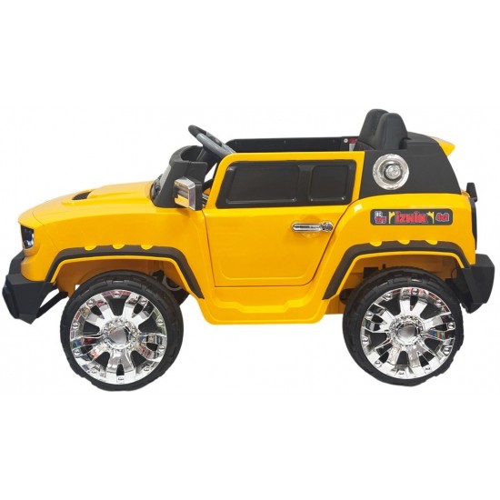 İznik 4x2 Kumandalı 50 KG Kapasiteli Akülü Jeep | Sarı