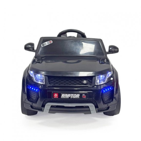 Raptor 12V Uzaktan Kumandalı Çift Motorlu Akülü Araba | Siyah