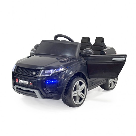 Raptor 12V Uzaktan Kumandalı Çift Motorlu Akülü Araba | Siyah