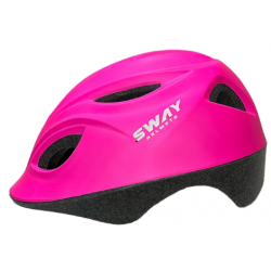 Sway N20 3-9 Yaş Çocuk Bisiklet Kaskı | Paten Kaykay Kaskı | Çocuk Koruyucu Kask - PEMBE
