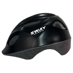 Sway N20 3-9 Yaş Çocuk Bisiklet Kaskı | Paten Kaykay Kaskı | Çocuk Koruyucu Kask - SİYAH