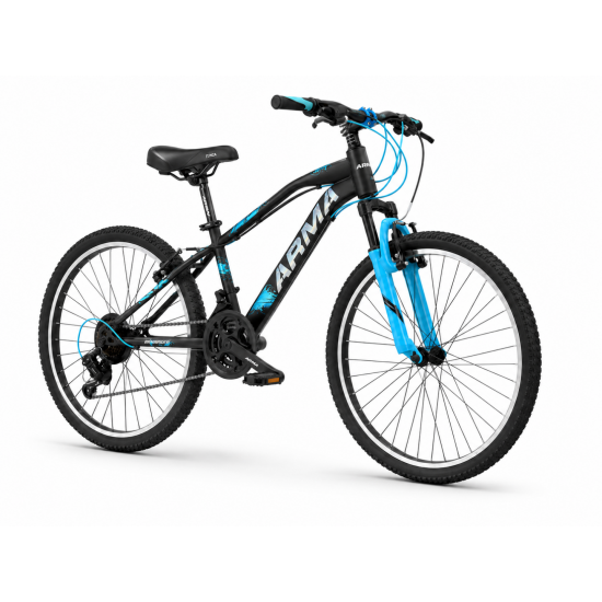 Arma TC700 24/26 Jant 21 Vites Ön Amortisörlü Shimano Bisiklet - Mavi