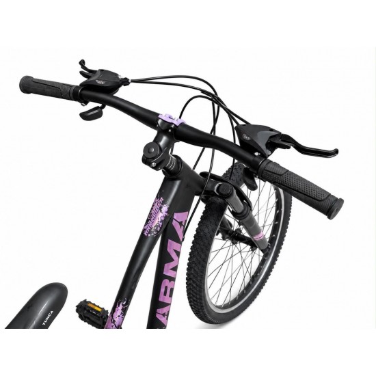 Arma TC700 24/26 Jant 21 Vites Ön Amortisörlü Shimano Bisiklet - Mor