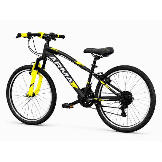 Arma TC700 24/26 Jant 21 Vites Ön Amortisörlü Shimano Bisiklet - Sarı