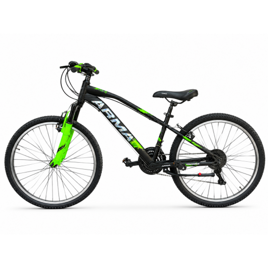 Arma TC700 24/26 Jant 21 Vites Ön Amortisörlü Shimano Bisiklet - Yeşil