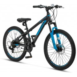 Ümit Motion 24" & 26" Ön Amortisörlü Disk Fren Dağ Bisikleti - Siyah Mavi
