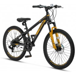 Ümit Motion 24" & 26" Ön Amortisörlü Disk Fren Dağ Bisikleti - Siyah Sarı