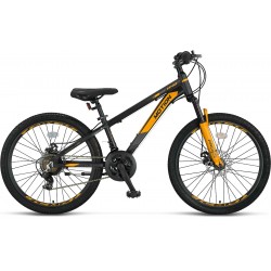 Ümit Motion 24" & 26" Ön Amortisörlü Disk Fren Dağ Bisikleti - Siyah Sarı