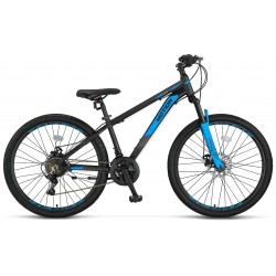 Ümit Motion 24" & 26" Ön Amortisörlü Disk Fren Dağ Bisikleti - Siyah Mavi
