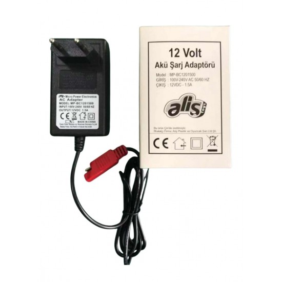 Aliş Oyuncak Akülü Araç Sarj Aleti | Sarj Cihazı | 12 Volt