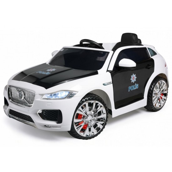 Aliş Jagar Polis Akülü Araç | 12V Uzaktan Kumanda 1-6 Yaş