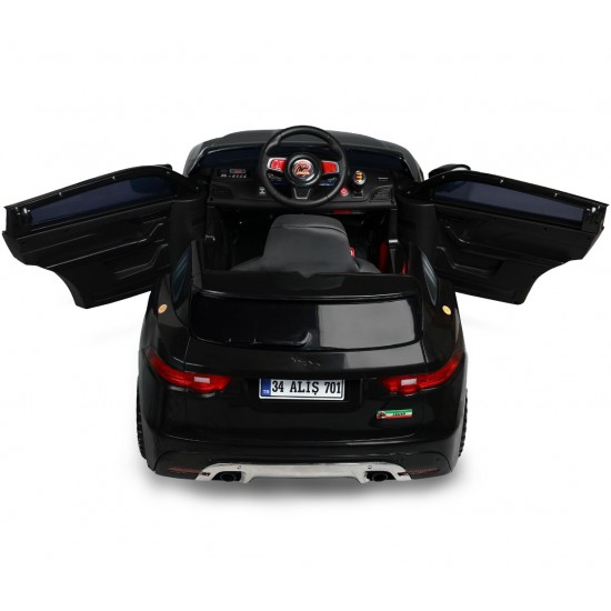 Aliş Jagar Akülü Araç | 12V Uzaktan Kumanda | 1-6 Yaş - Siyah